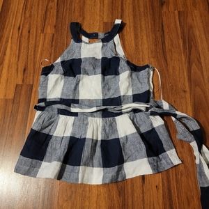 Crown & Ivy Gingham Tank Top - Size 10